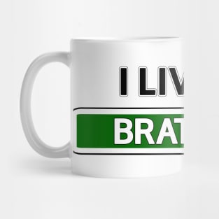 I live on Brat Blvd Mug